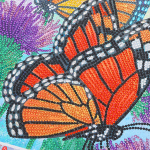 Schmetterling-speziell geformtes Kristalldiamant-Gemälde-30*40cm