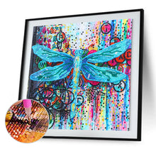 Lade das Bild in den Galerie-Viewer, Libelle-speziell geformtes Kristalldiamant-Gemälde-30*30cm
