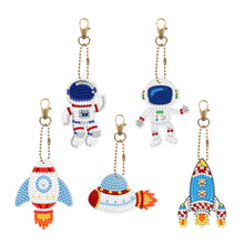 Lade das Bild in den Galerie-Viewer, 5 Stück/Satz Planet beidseitig Schlüsselanhänger