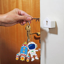 Lade das Bild in den Galerie-Viewer, 5 Stück/Satz Planet beidseitig Schlüsselanhänger