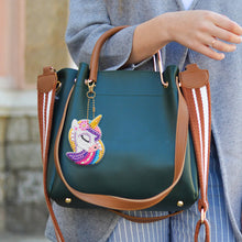 Lade das Bild in den Galerie-Viewer, 8 Stück/Satz Regenbogen-Pferd beidseitig Schlüsselanhänger