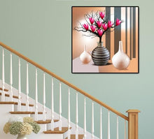 Lade das Bild in den Galerie-Viewer, Vase - voller runder Diamant -