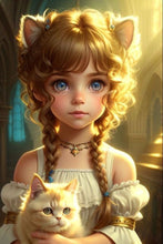 Lade das Bild in den Galerie-Viewer, Life of Pets Girl-Voll Round/Square Diamond Painting-30x40cm/40x50cm/50x70cm