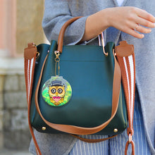 Lade das Bild in den Galerie-Viewer, 2 Stück/Satz Eule beidseitig Schlüsselanhänger