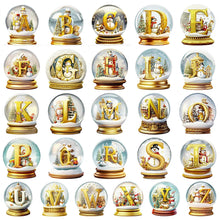 Lade das Bild in den Galerie-Viewer, Weihnachten-Vollrund-Diamantgemälde-40x40cm