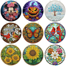 Lade das Bild in den Galerie-Viewer, Blumen-Doppelseitiger Diamant-Anhänger