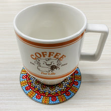 Lade das Bild in den Galerie-Viewer, 8 Stück/Set + 1 Ablageregal-Mandala-Acryl Diamond Untersetzer