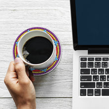 Lade das Bild in den Galerie-Viewer, 8 Stück/Set + 1 Ablageregal-Mandala-Acryl Diamond Untersetzer