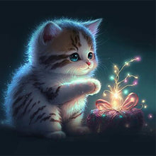 Lade das Bild in den Galerie-Viewer, Cat-	Vollbild Diamond Painting