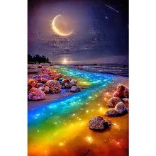 Lade das Bild in den Galerie-Viewer, Meniskus Colorful River-Full Drill Diamond Painting 40x70cm