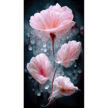 Lade das Bild in den Galerie-Viewer, Wassertröpfchen-Blume-voller Bohrer Diamond Painting 40*70cm