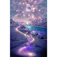 Lade das Bild in den Galerie-Viewer, Purple Dream-Full Drill Diamond Painting-40x70CM