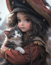 Lade das Bild in den Galerie-Viewer, Life of Pets Girl-Voll Round/Square Diamond Painting-30x40cm/40x50cm/50x70cm