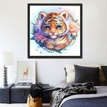 Lade das Bild in den Galerie-Viewer, Blumen-Tiger-Voller Bohrer Diamond Painting