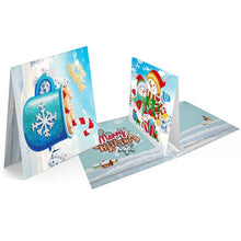 Lade das Bild in den Galerie-Viewer, 8PCS / SET 3D WEIHNACHTSGRUSSKARTEN DIAMOND PAINTIN