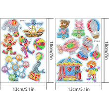 Lade das Bild in den Galerie-Viewer, 2 PCS DIY-Diamant-Malerei-Karikatur-Aufkleber