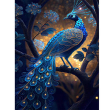 Lade das Bild in den Galerie-Viewer, Pfau-Voll Round Diamond Painting-30x40cm