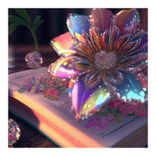 Lade das Bild in den Galerie-Viewer, Colored Flower Magic Book-Voller Diamond Painting-30x30cm