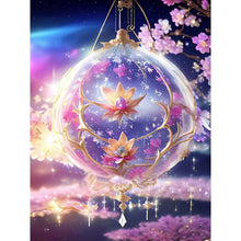 Lade das Bild in den Galerie-Viewer, Blume lila Campanula-Voller Bohrer Diamond Painting