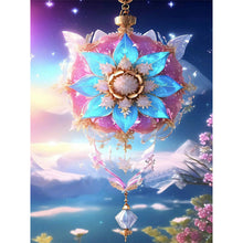 Lade das Bild in den Galerie-Viewer, Blume lila Campanula-Voller Bohrer Diamond Painting