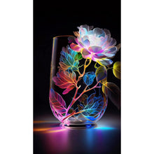Lade das Bild in den Galerie-Viewer, Farbige Schalenblumen-Vollbild Diamond Painting-40x70cm