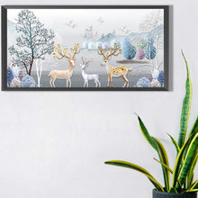 Lade das Bild in den Galerie-Viewer, Relief-Elch-Voller Diamond Painting-80x40cm-Large Size