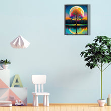Lade das Bild in den Galerie-Viewer, Mondbaum-Voller Bohrer Diamond Painting
