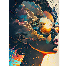 Lade das Bild in den Galerie-Viewer, Girl-Vollbild Diamond Painting-30x40cm