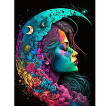 Lade das Bild in den Galerie-Viewer, Girl-Vollbild Diamond Painting-30x40cm