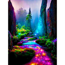 Lade das Bild in den Galerie-Viewer, Bergwald-Volle Diamond Painting-30x40cm