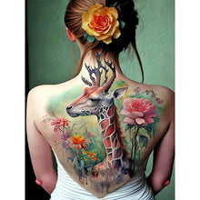 Lade das Bild in den Galerie-Viewer, Tattoo Girl-VollerDiamond Painting-30x40cm
