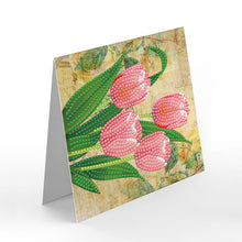 Lade das Bild in den Galerie-Viewer, 8pcs/Set-Flower-Diamond Grußkarten