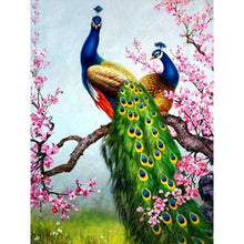 Lade das Bild in den Galerie-Viewer, Pfau-Voller Diamond Painting-30x40cm
