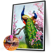 Lade das Bild in den Galerie-Viewer, Pfau-Voller Diamond Painting-30x40cm