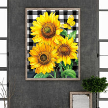 Lade das Bild in den Galerie-Viewer, Sonnenblume-Volle Runde Diamond Painting-30x40cm