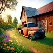 Lade das Bild in den Galerie-Viewer, LKW-Voller Diamond Painting-30x30cm