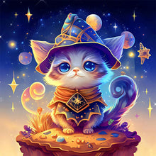 Lade das Bild in den Galerie-Viewer, Zauberkatze-Voller Diamond Painting-30x30cm
