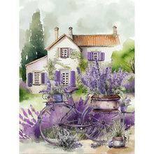 Lade das Bild in den Galerie-Viewer, (Mehrere Größen rund/quadratisch) Lavender-Volle Diamond Painting