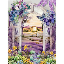 Lade das Bild in den Galerie-Viewer, (Mehrere Größen rund/quadratisch) Lavender-Volle Diamond Painting