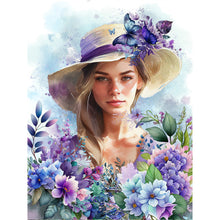 Lade das Bild in den Galerie-Viewer, (Mehrere Größen rund/quadratisch) Lavender-Volle Diamond Painting