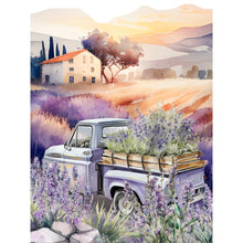 Lade das Bild in den Galerie-Viewer, (Mehrere Größen rund/quadratisch) Lavender-Volle Diamond Painting