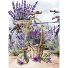Lade das Bild in den Galerie-Viewer, (Mehrere Größen rund/quadratisch) Lavender-Volle Diamond Painting