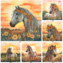 Lade das Bild in den Galerie-Viewer, Field Horse-Voller Diamond Painting-30x30cm