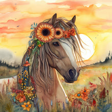 Lade das Bild in den Galerie-Viewer, Field Horse-Voller Diamond Painting-30x30cm