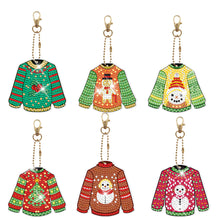 Lade das Bild in den Galerie-Viewer, 6pcs/Set-Lady/Dragon/Owl-Double Side Drill-Diamond Schlüsselanhänger