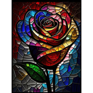 Rose-Voller Diamond Painting-30x40cm