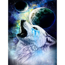 Lade das Bild in den Galerie-Viewer, Wolf-Voller Diamond Painting-30x40cm
