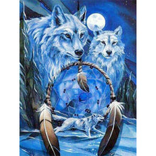 Lade das Bild in den Galerie-Viewer, Wolf-Voller Diamond Painting-30x40cm
