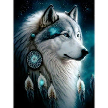 Lade das Bild in den Galerie-Viewer, Wolf-Voller Diamond Painting-30x40cm