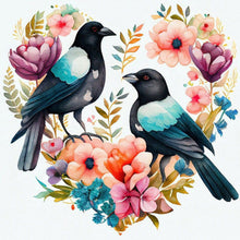 Lade das Bild in den Galerie-Viewer, Wreath Bird-Voller Diamond Painting-30x30cm